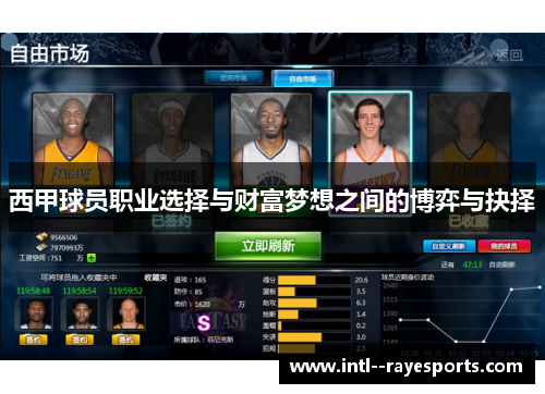 西甲球员职业选择与财富梦想之间的博弈与抉择 西甲球员职业选择与财富梦想之间的博弈与抉择